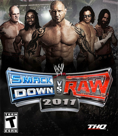  Kofi Kingston, Kane, John Morrison, and CM Punk on the cover of the 